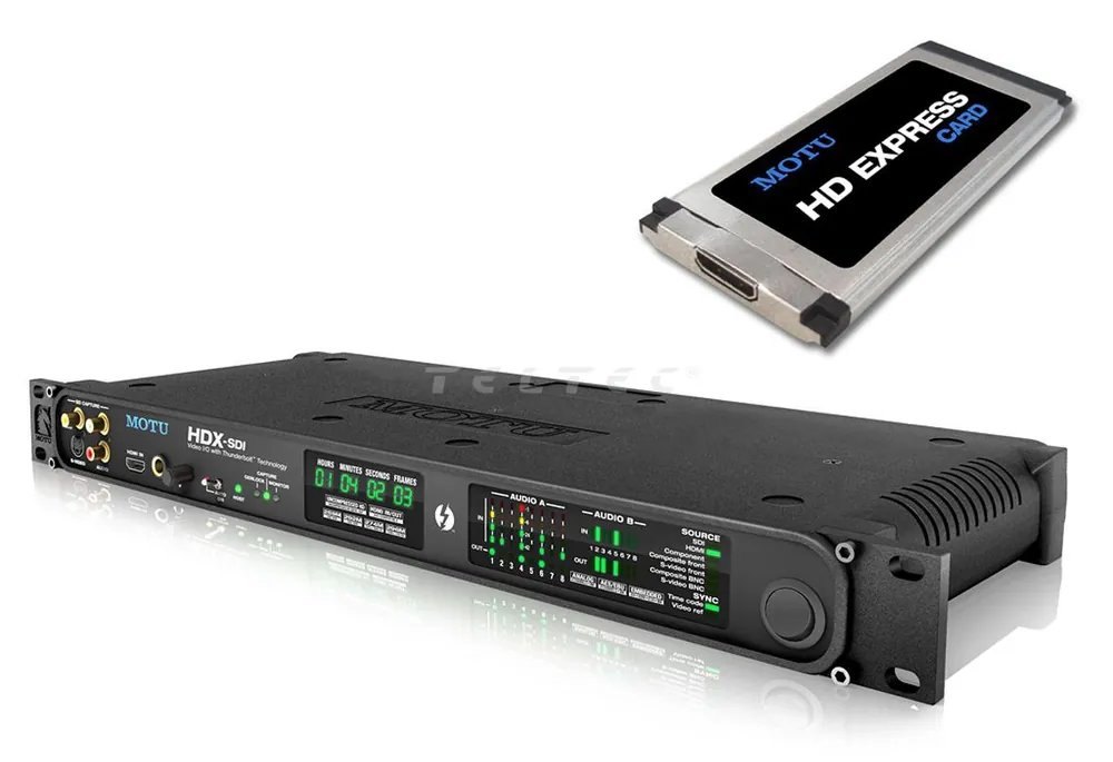 Sonderaktion Motu HDX-SDI mit ExpressCard34 (PCMCIA)