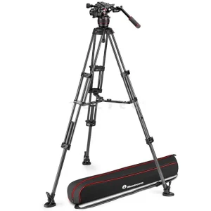 Billig Manfrotto MVK608TWINMC Nitrotech 608 Stativ-Set