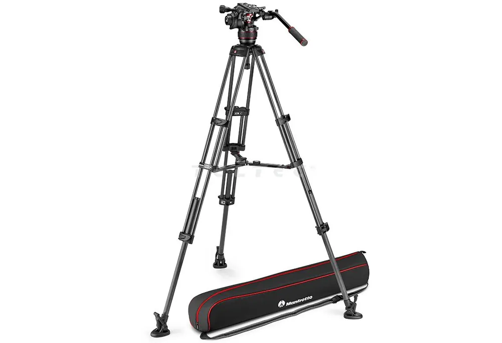 Billig Manfrotto MVK608TWINMC Nitrotech 608 Stativ-Set