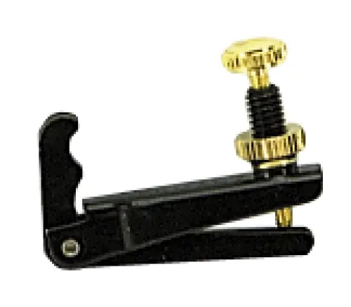 Feinstimmer Violine 3/4-4/4 schwarz/gold für Darm/Kunststoffsaiten Schneller Versand