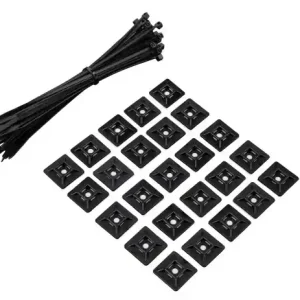 Preis Gesenkt Cable Set 50 CableTies & 25 CableTies Holder