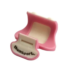 Kracherpreis Daumenstütze für Querflöte pink/weiß