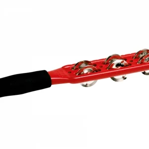 JG1R Professional Series Jingle Stick - rot/vernickelte Stahl Jingles Billig