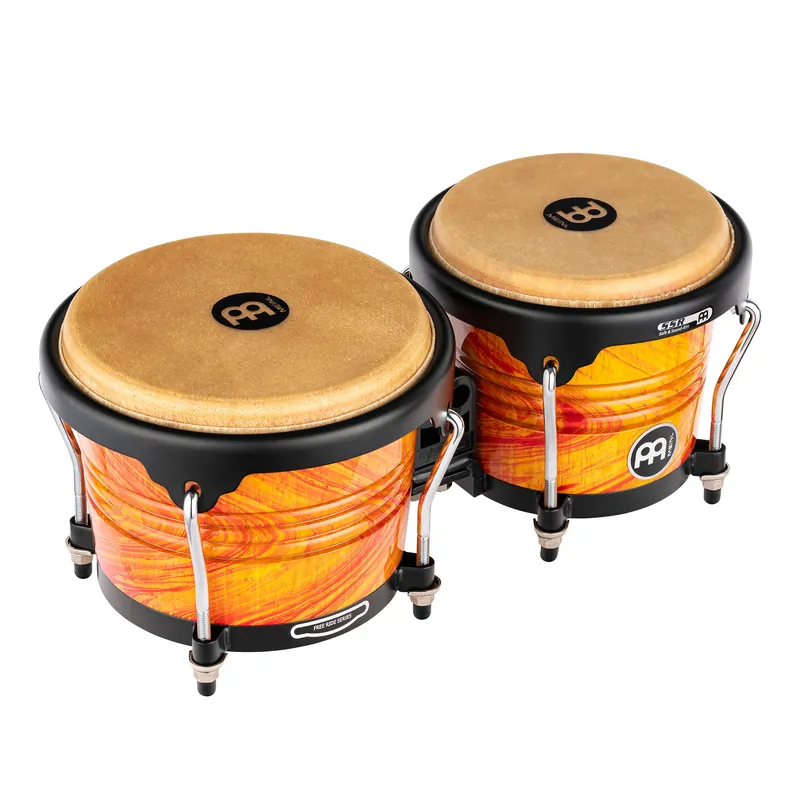 FWB190AF Marathon Serie Bongo - 6 3/4" Macho & 8" Hembra - Amber Flame Finale Aktion