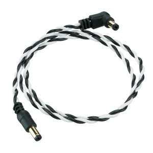 Markenware DC-Kabel Schwarz-Weiß 60cm