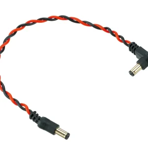 Top-Angebot DC-Kabel schwarz & neonrot 20cm