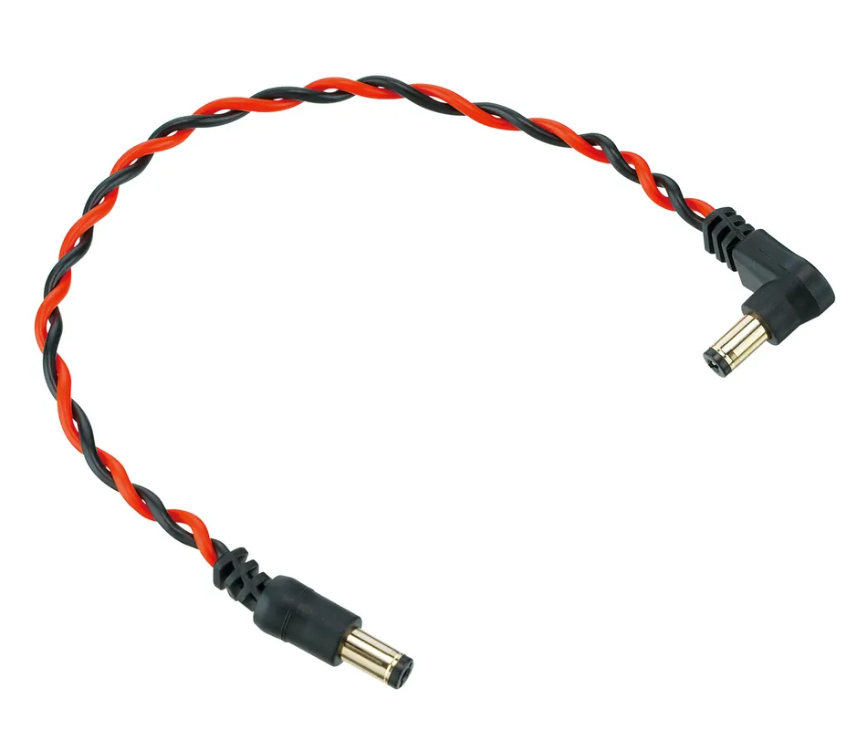 Top-Angebot DC-Kabel schwarz & neonrot 20cm