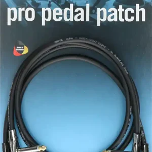 KPK Patchlead 0,6m schwarz Pancake 2Skt 2x Winkel Sonderaktion