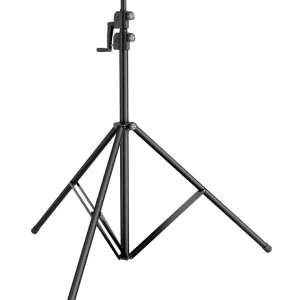 Aktuell 24740 Boxen/Leuchtenstativ, schwarz Wind-Up Stativ 4000