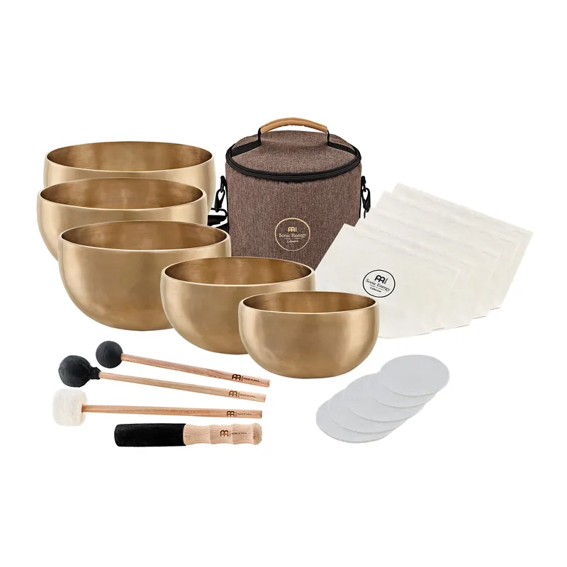 Geprüft SB-Y2 Yoga Nidra Singing Bowl Set - 5 teilig Sonic Energy