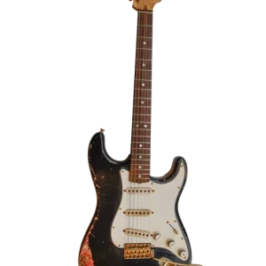 Gratis Versand 65 Strat Black over Pink Paisley Masterbuilt Austin MacNutt