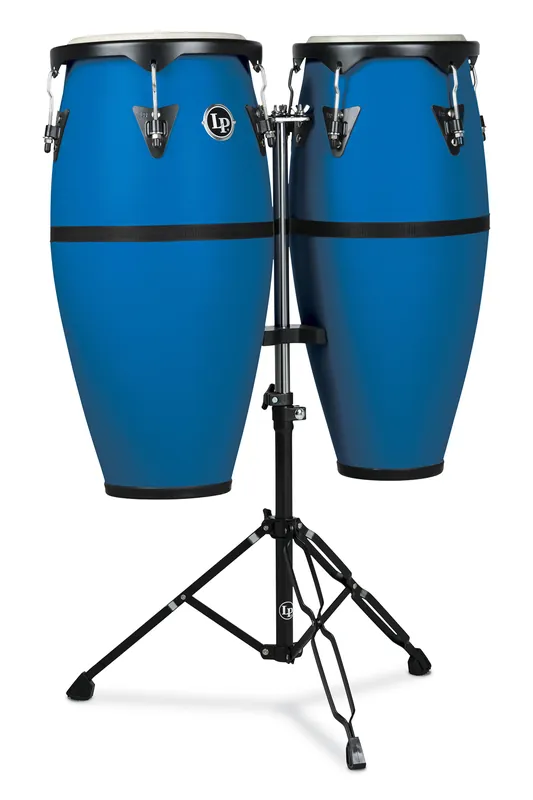 Direkt Vom Hersteller Conga Set Discovery 10" & 11" Racecar Blue incl. Ständer LP646D-DB