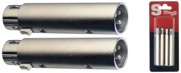 AC-XFXMH XLR Female - XLR Male Adapter (2 Stück) Sonderaktion