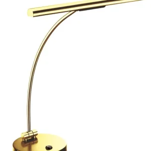 L3451-LED Digitalpiano-Leuchte Boogie Messing poliert Echt