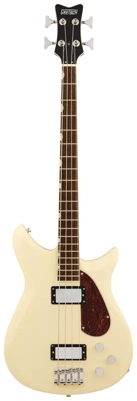 Gretsch Electromatic CVT Bass Double-Cut LRL Vintage White Zertifiziert
