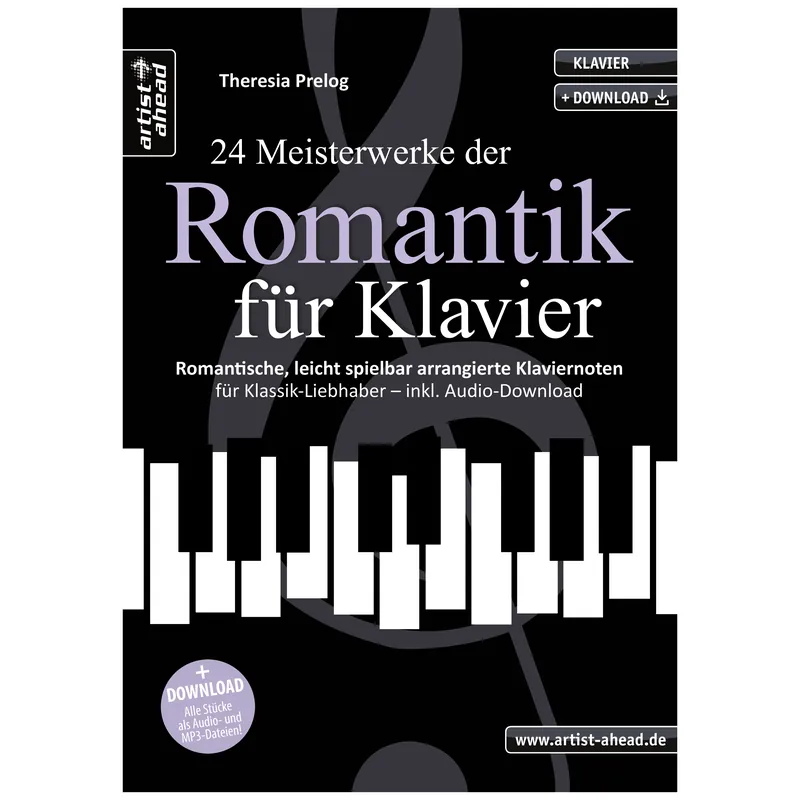 Sale Artist Ahead 24 Meisterwerke der Romantik für Klavier - Theresia Prelog