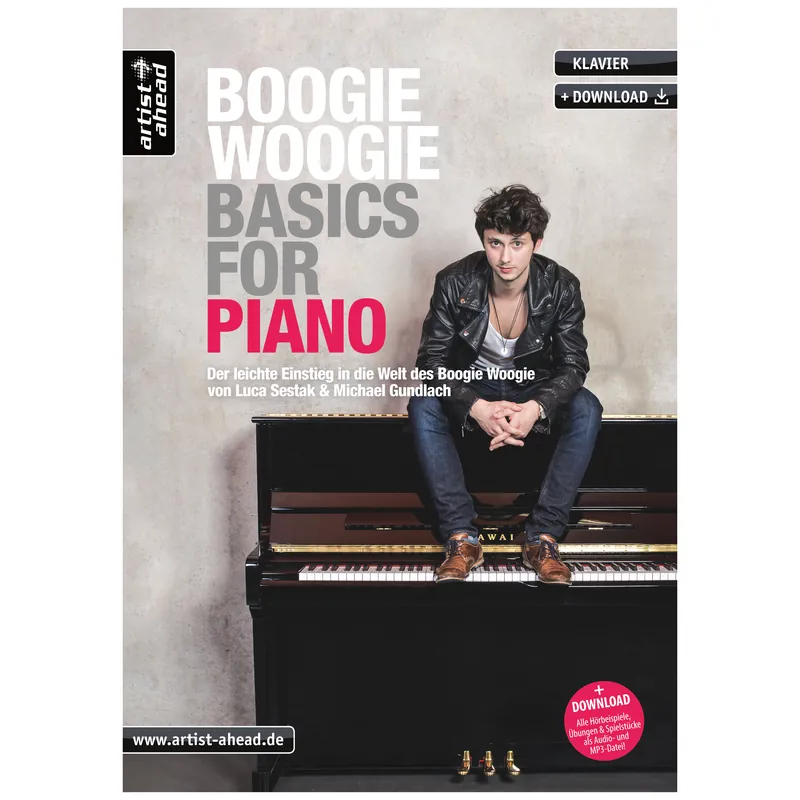 Aktuell Artist Ahead Boogie Woogie Basics for Piano - Luca Sestak & Michael Gundlach
