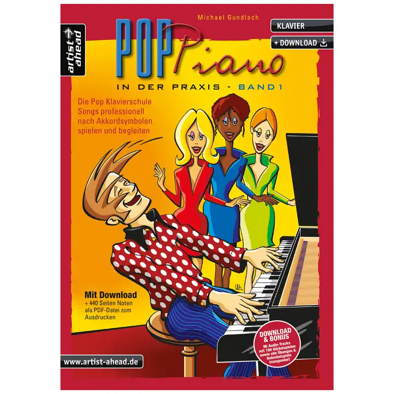 Expressversand Artist Ahead Pop Piano in der Praxis - Band 1 - Michael Gundlach