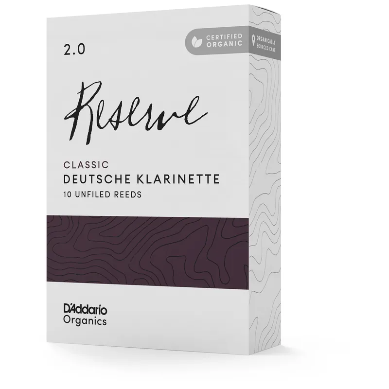 D’Addario Woodwinds Organic Reserve Classic German - Deutsche Klarinette 2,0 - 10er Pack Jetzt Kaufen