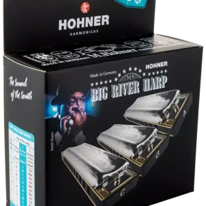 Bestseller Hohner Big River Harp MS, C/G/A, Pro Pack
