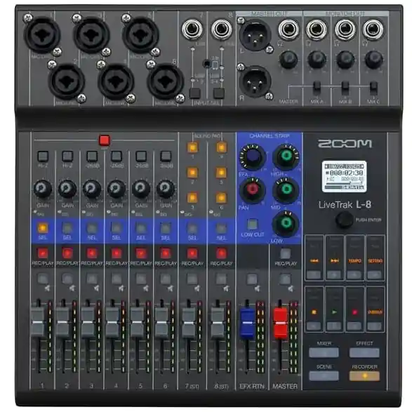 Zoom LiveTrak L-8 Jetzt Kaufen