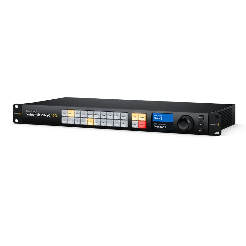 Direkt Vom Hersteller Blackmagic - Videohub 20x20 12G