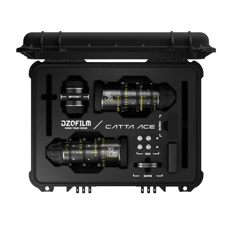 DZOFilm - Catta Ace Zoom 18-35/70-135 T2.9 Set Schwarz Bestpreis