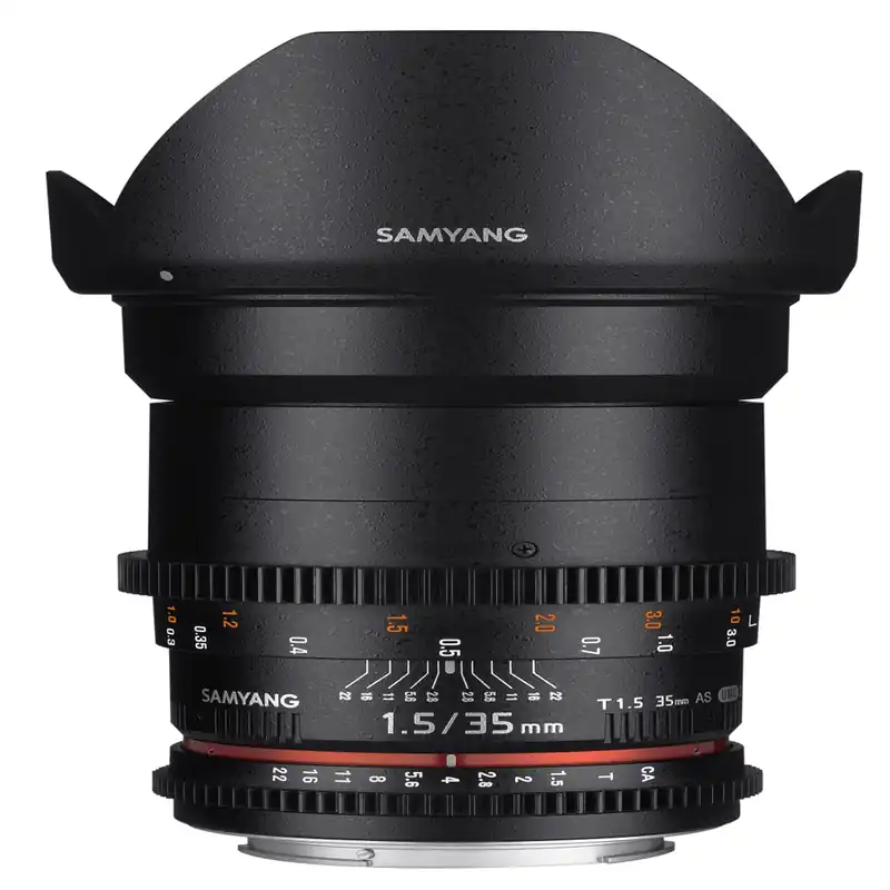 Preisreduziert Samyang - 35/1.5 Video DSLR II Objektiv für Canon EF