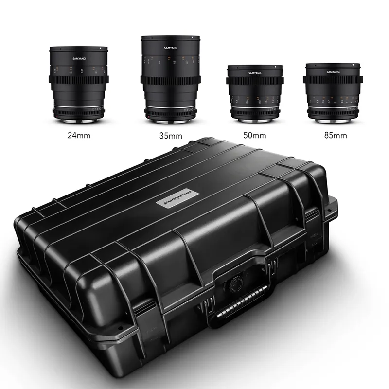 Top-Preis Samyang - MF 24/35/50/85 MK2 VDSLR Kofferset Canon EF-Mount