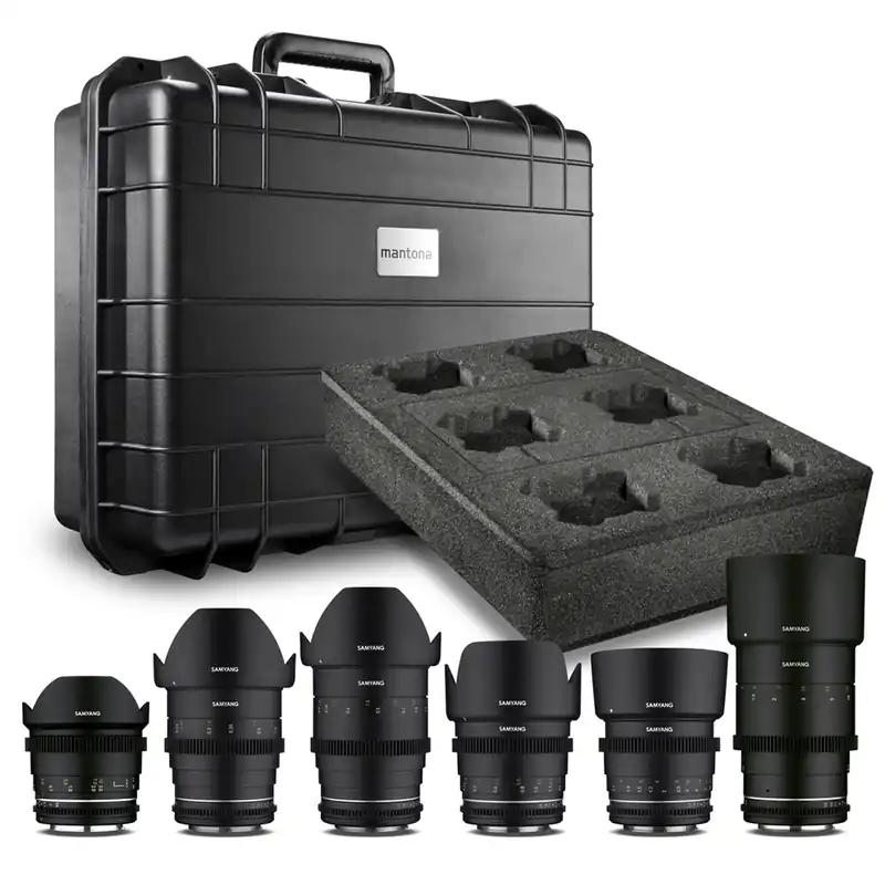 Meistverkauft Samyang - MF 14/24/35/50/85/135 MK2 VDSLR Kofferset MFT-Mount