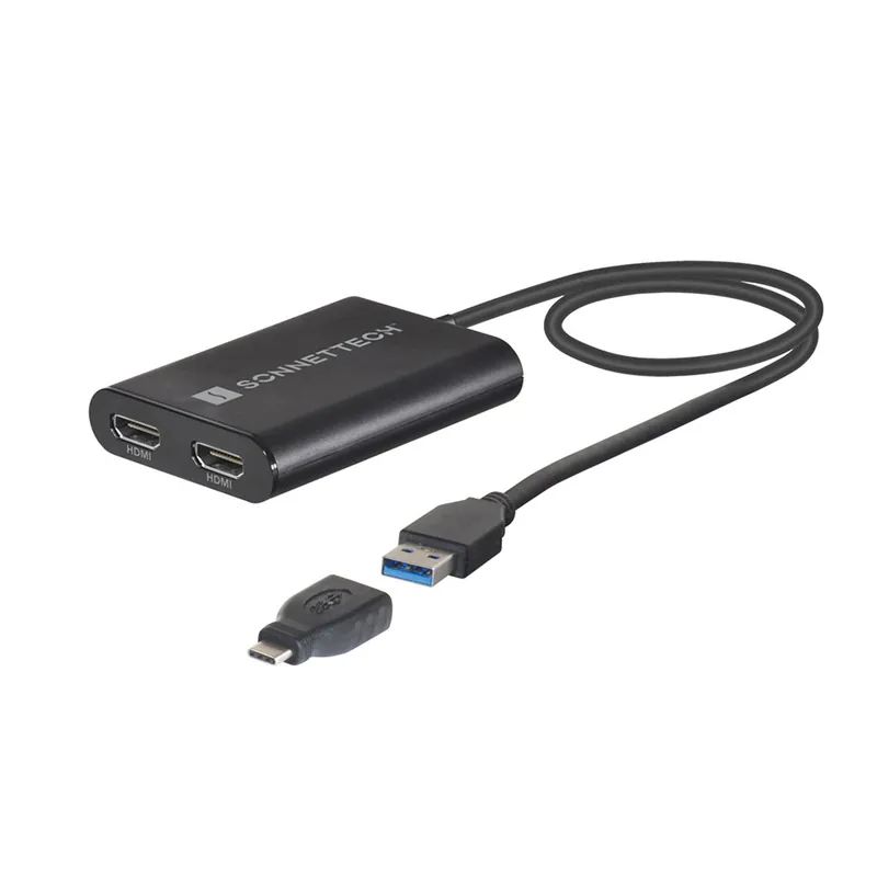 Sonnet - Dual 4K 60Hz DisplayPort Adapter für M1 Macs Markenware