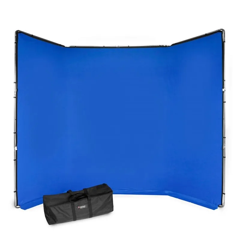 Neue Kollektion Manfrotto - Chroma Key FX Hintergrund Kit (4x2.9m) - Blau