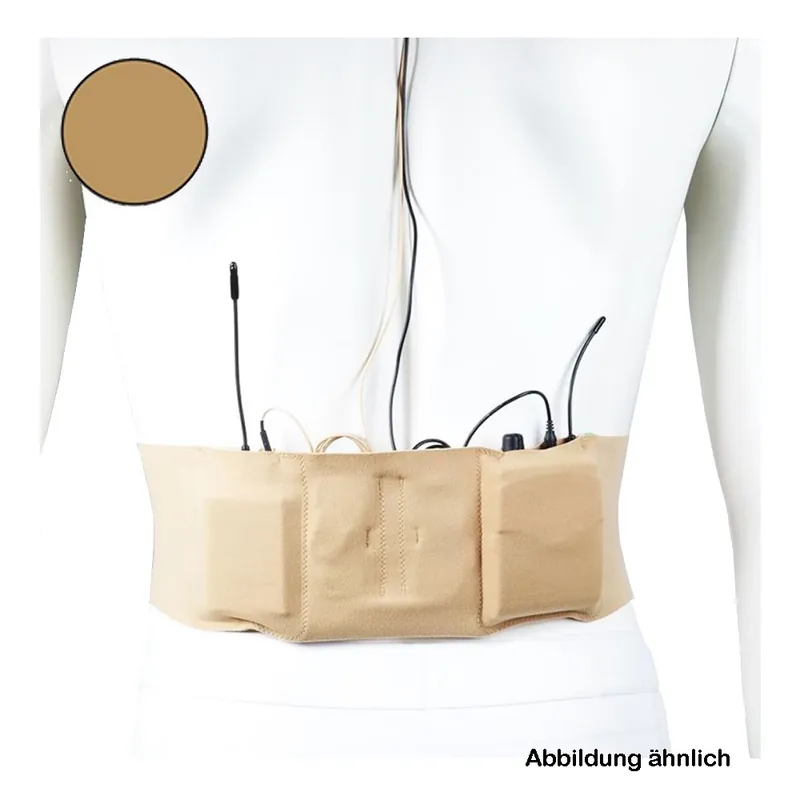 URSA STRAPS - Small Waist / Double Pouch / Beige Zertifiziert