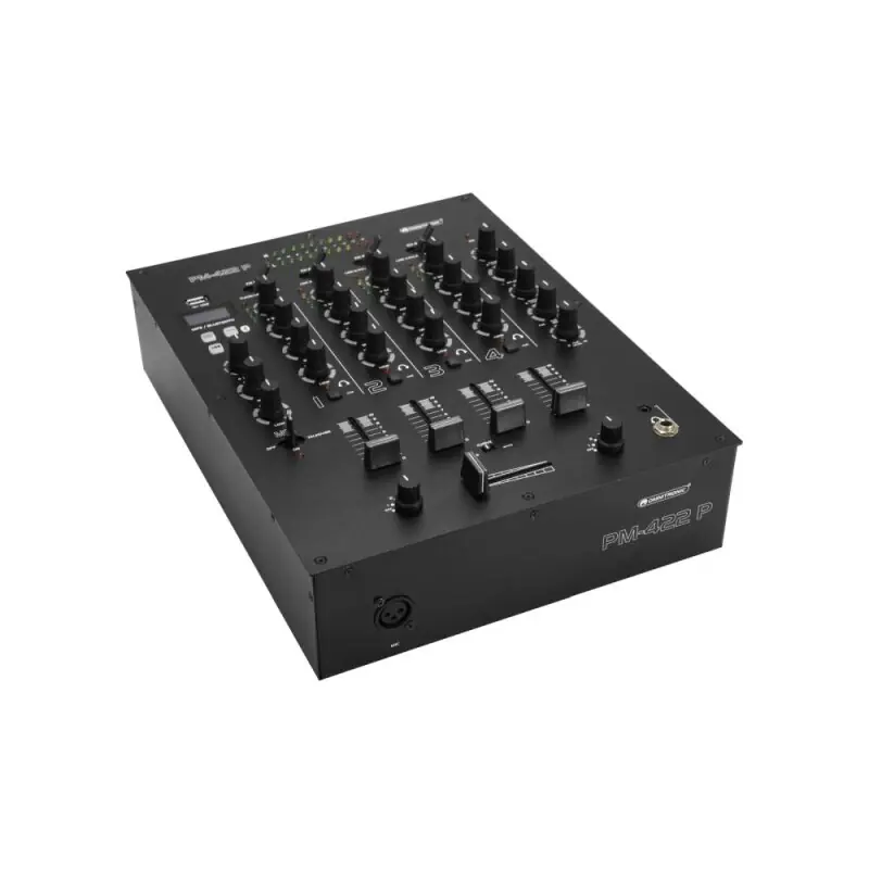 OMNITRONIC PM-422P 4-Kanal-DJ-Mixer mit Bluetooth und USB-Player Neuheit
