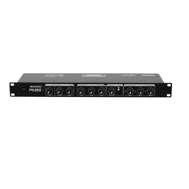 Expressversand OMNITRONIC EM-260B Entertainment-Mixer