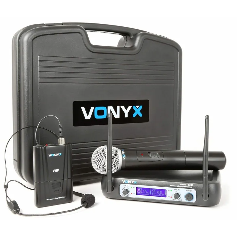 B-Ware - Vonyx WM512C Funkmikrofon VHF - dual Beliebt
