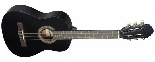 Neu Stagg C405 M BLK Konzertgitarre 1/4 Größe