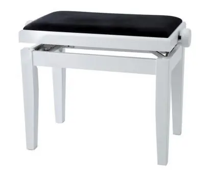 Markenprodukt GEWA Pianobank Deluxe Weiß seidenmatt