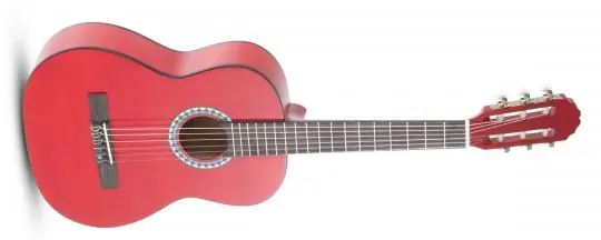 PURE GEWA Klassikgitarre Basic 1/2 Größe transparent rot Sonderaktion