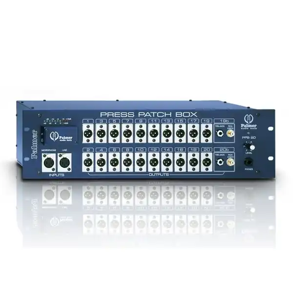 Beliebt Palmer Pro PPB 20S Press Patch Box - Pressesplitter 10 Kanal stereo / 20 Kanal mono