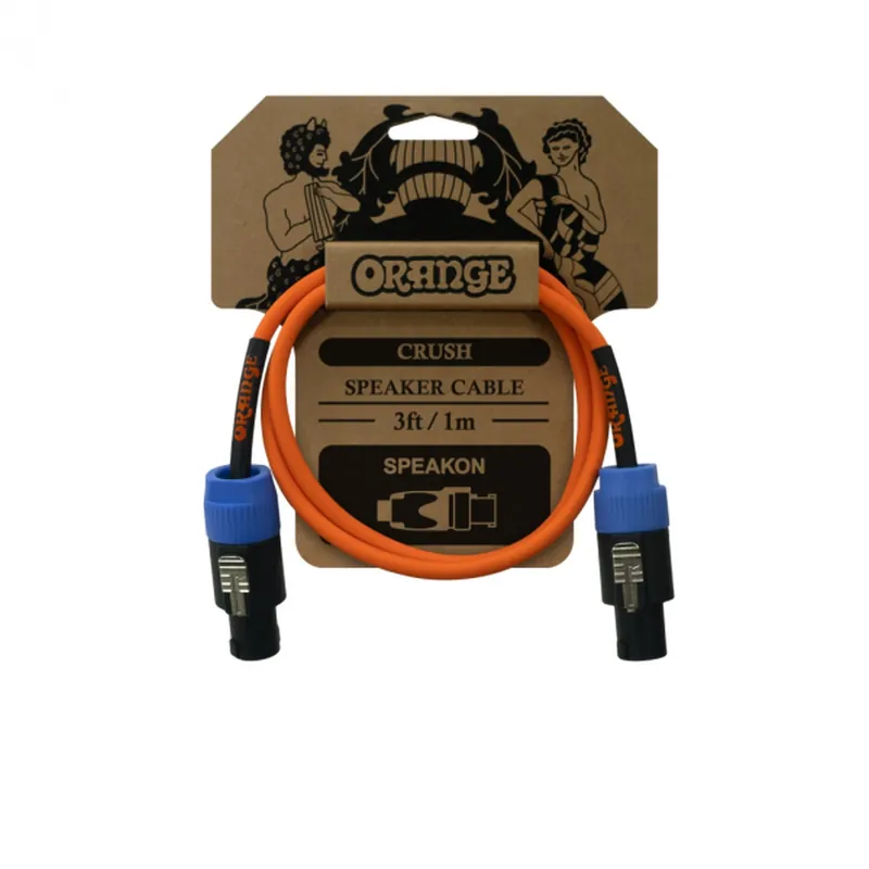 Sofort Bestellen Orange Speakon Lautsprecherkabel 1 m