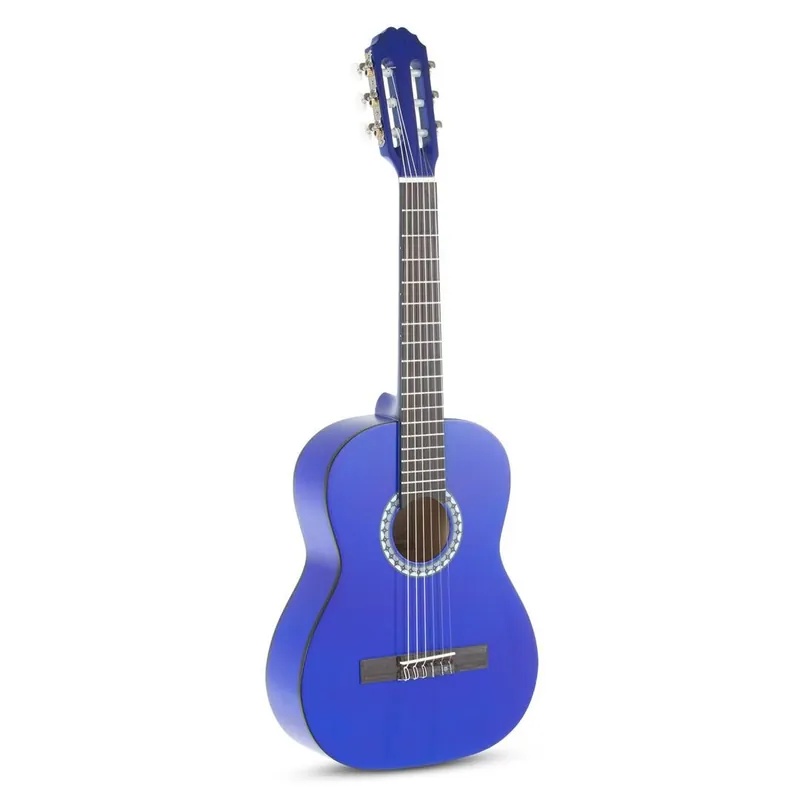 PURE GEWA Klassikgitarre Basic 1/2 transparent blau Begrenztes Angebot