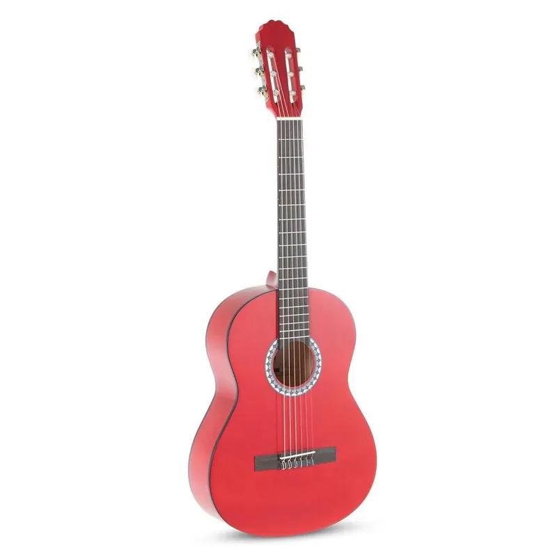 Neue Ware PURE GEWA Klassikgitarre Basic 3/4 transparent rot