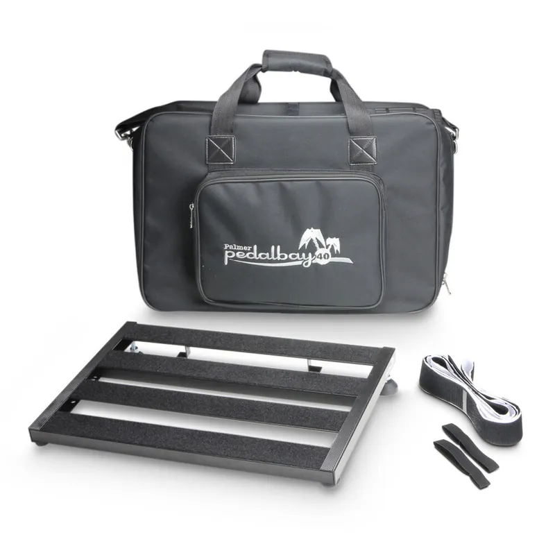Versand Am Gleichen Tag Palmer PEDALBAY 40 - Variables Pedalboard mit gepolsterter Tragetasche 45 cm