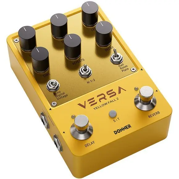 Donner Versa Yellow Fall 2 - Gitarren-Effektpedal Finale Aktion