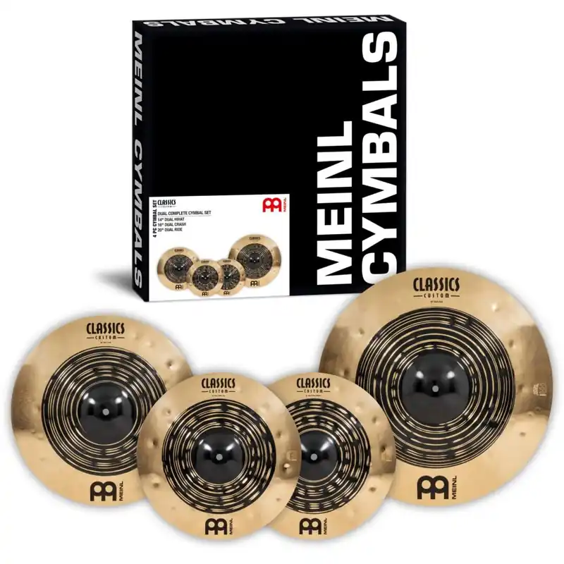 Highlight Meinl CCDU141620 Classics Custom Dual Complete Cymbal Set - 14" / 16" / 20"