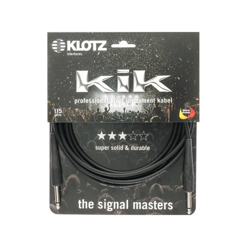 Schneller Versand Klotz KIK 6.0 PPSW - 6m Gitarrenkabel