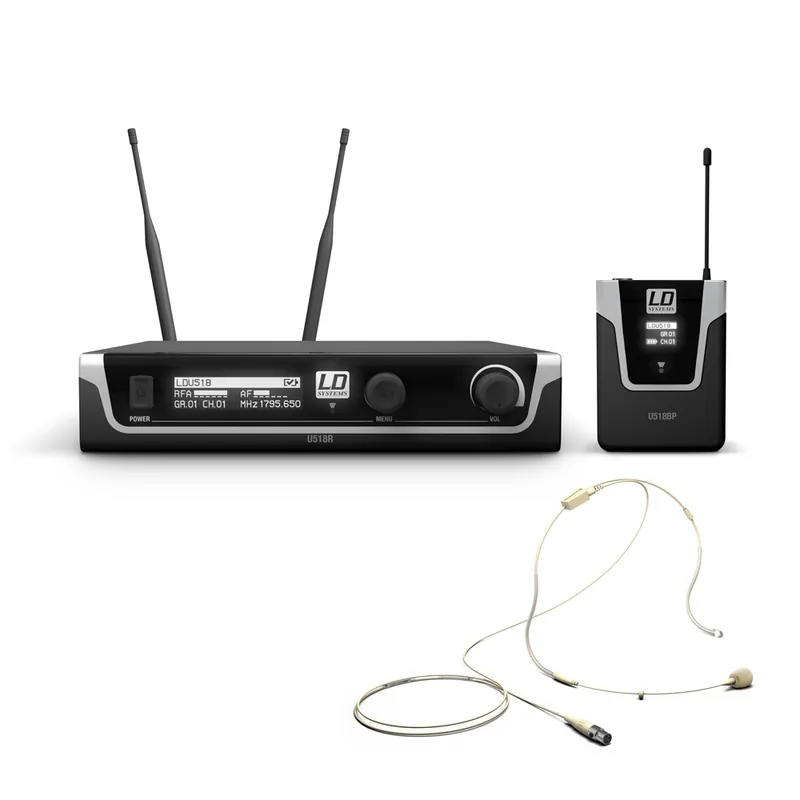 LD Systems U518BPH Funkset: Bodypack+Headset Nur Heute