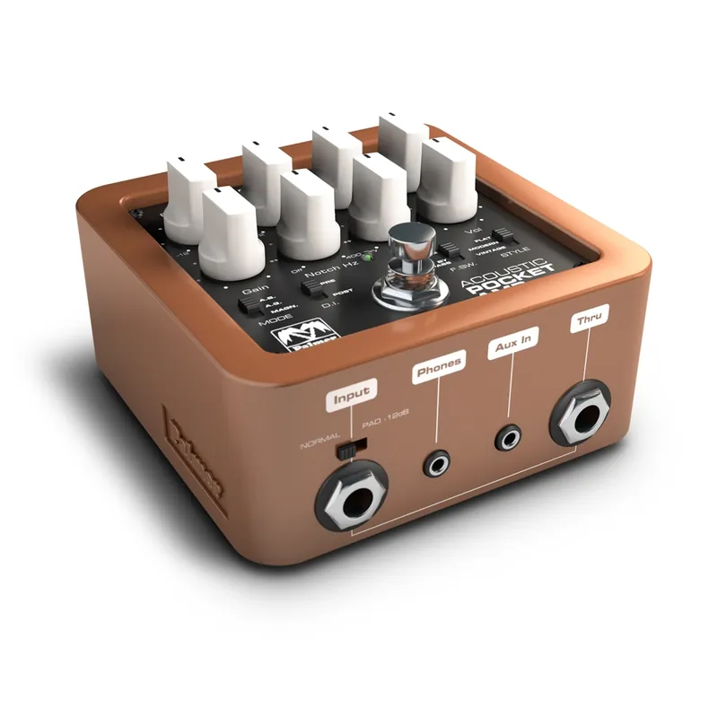 Palmer MI POCKET AMP ACOUSTIC Portabler Preamp Schneller Versand